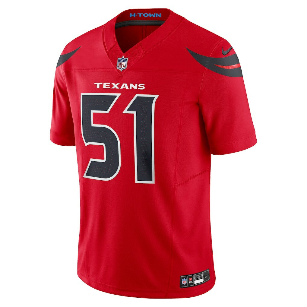 Will Anderson Jr. Houston Texans Alternate Vapor F.U.S.E. Limited Jersey Red - Nike