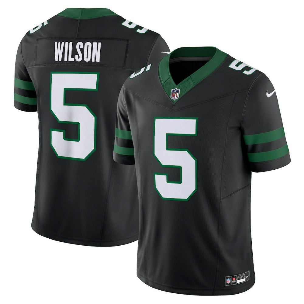 Garrett Wilson New York Jets Alternate Vapor F.U.S.E. Limited Jersey Legacy Black - Nike
