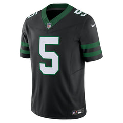 Garrett Wilson New York Jets Alternate Vapor F.U.S.E. Limited Jersey Legacy Black - Nike