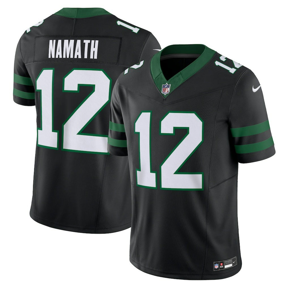 Joe Namath New York Jets Alternate Vapor F.U.S.E. Limited Jersey Legacy Black - Nike