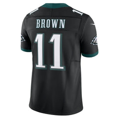 A.J. Brown Philadelphia Eagles Alternate Vapor F.U.S.E. Limited Jersey Black - Nike
