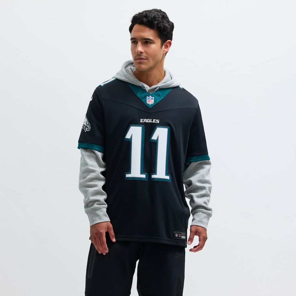 A.J. Brown Philadelphia Eagles Alternate Vapor F.U.S.E. Limited Jersey Black - Nike