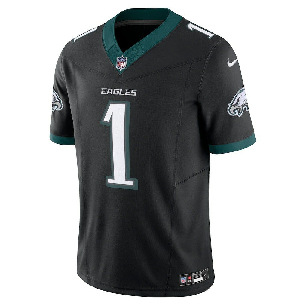 Jalen Hurts Philadelphia Eagles Alternate Vapor F.U.S.E. Limited Jersey - Black | NFL Jerseys