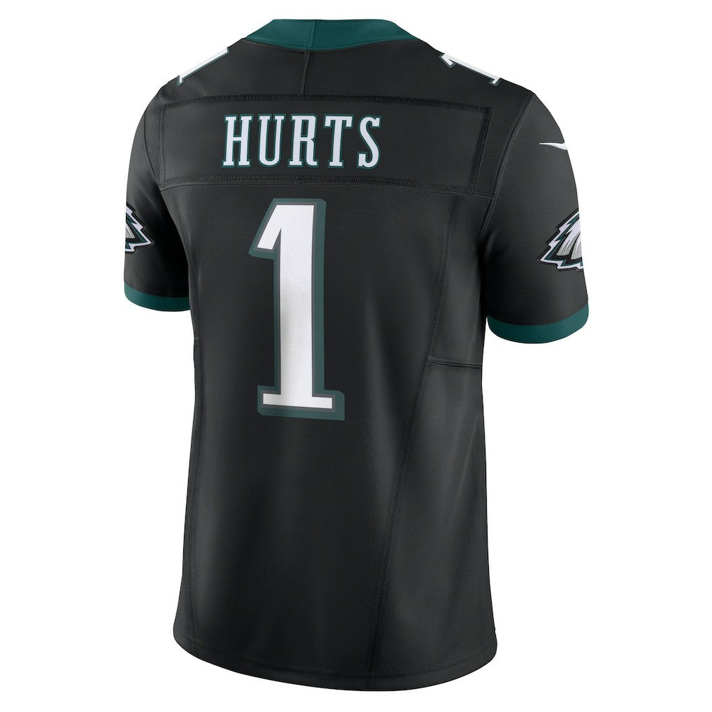 Jalen Hurts Philadelphia Eagles Alternate Vapor F.U.S.E. Limited Jersey - Black | NFL Jerseys