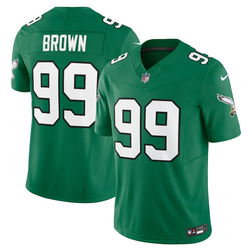 Jerome Brown Philadelphia Eagles Alternate Vapor F.U.S.E. Limited Jersey - Kelly Green | NFL Jerseys