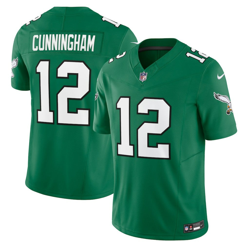 Randall Cunningham Philadelphia Eagles Alternate Vapor F.U.S.E. Limited Jersey Kelly Green - Nike