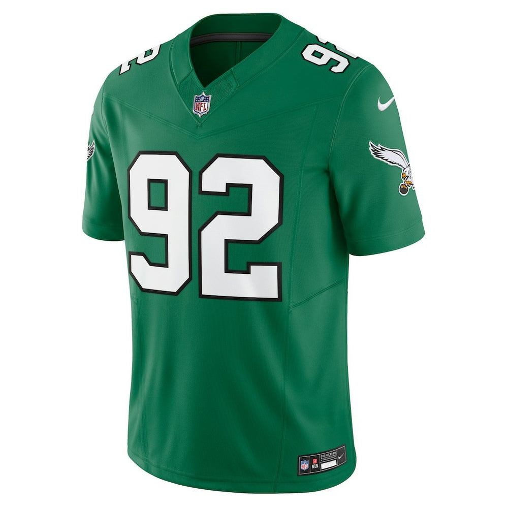 Reggie White Philadelphia Eagles Alternate Vapor F.U.S.E. Limited Jersey Kelly Green - Nike