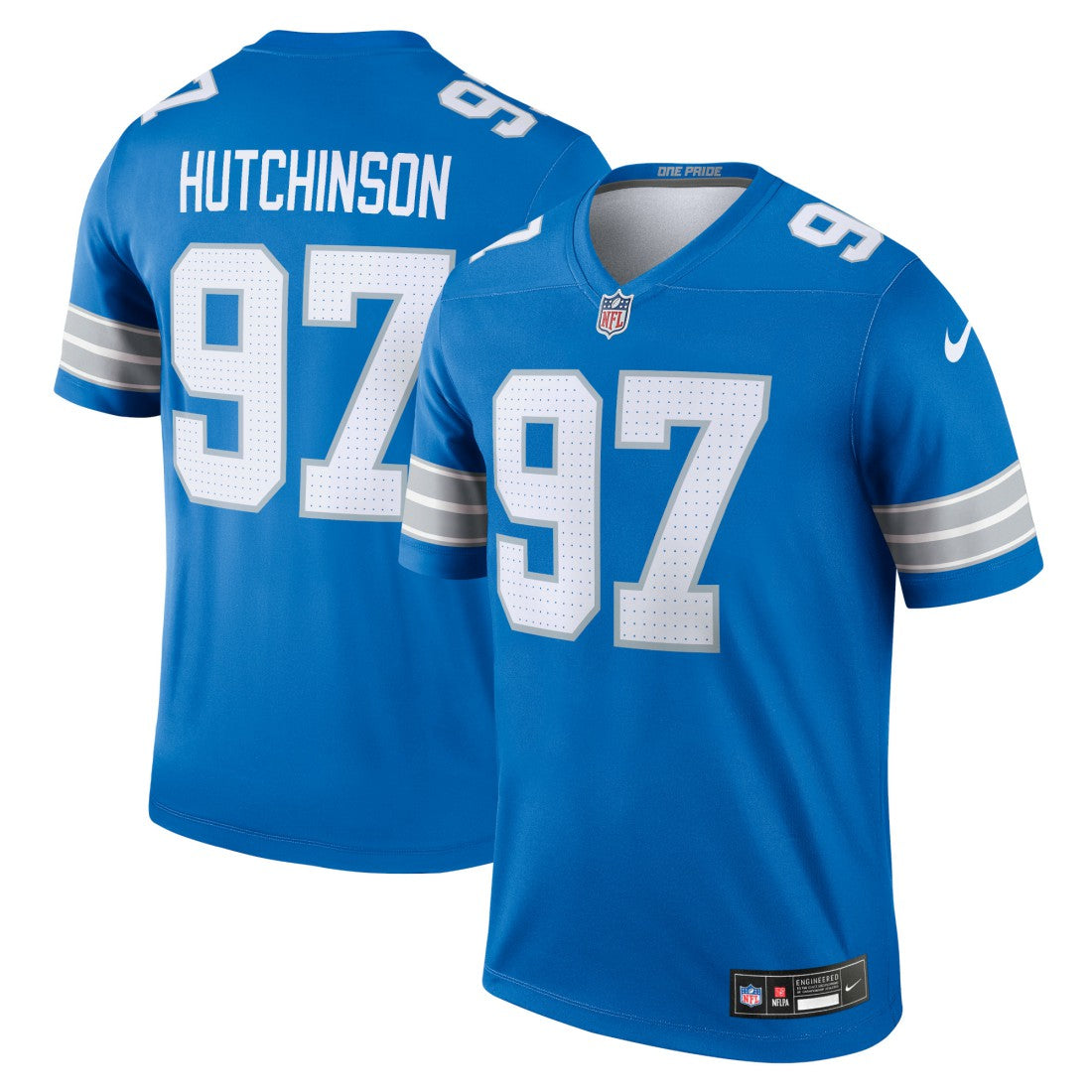Aidan Hutchinson Detroit Lions Legend Player Performance Top Blue - Nike