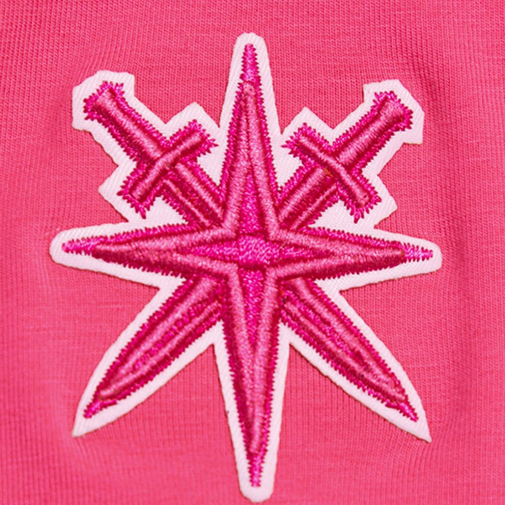 Vegas Golden Knights Pro Standard Women's Triple Pink Cropped Boxy T-Shirt