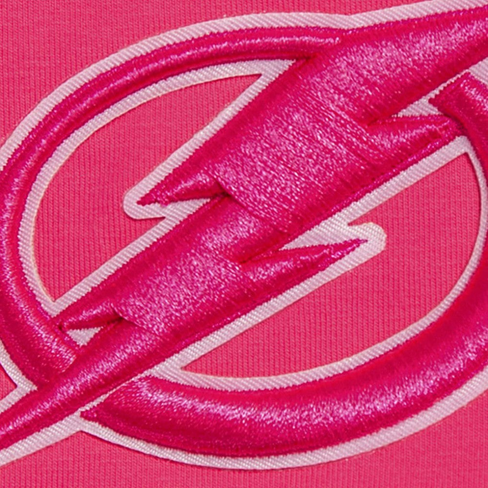 Tampa Bay Lightning - Pro Standard Women's Triple Pink Cropped Boxy T-Shirt