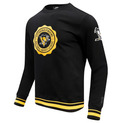 Pittsburgh Penguins Pro Standard Crest Emblem Pullover Sweatshirt Black