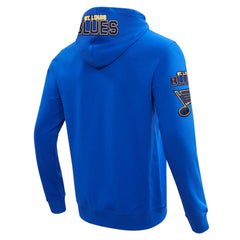 St. Louis Blues - Pro Standard Classic Chenille Full-Zip Hoodie Jacket Blue