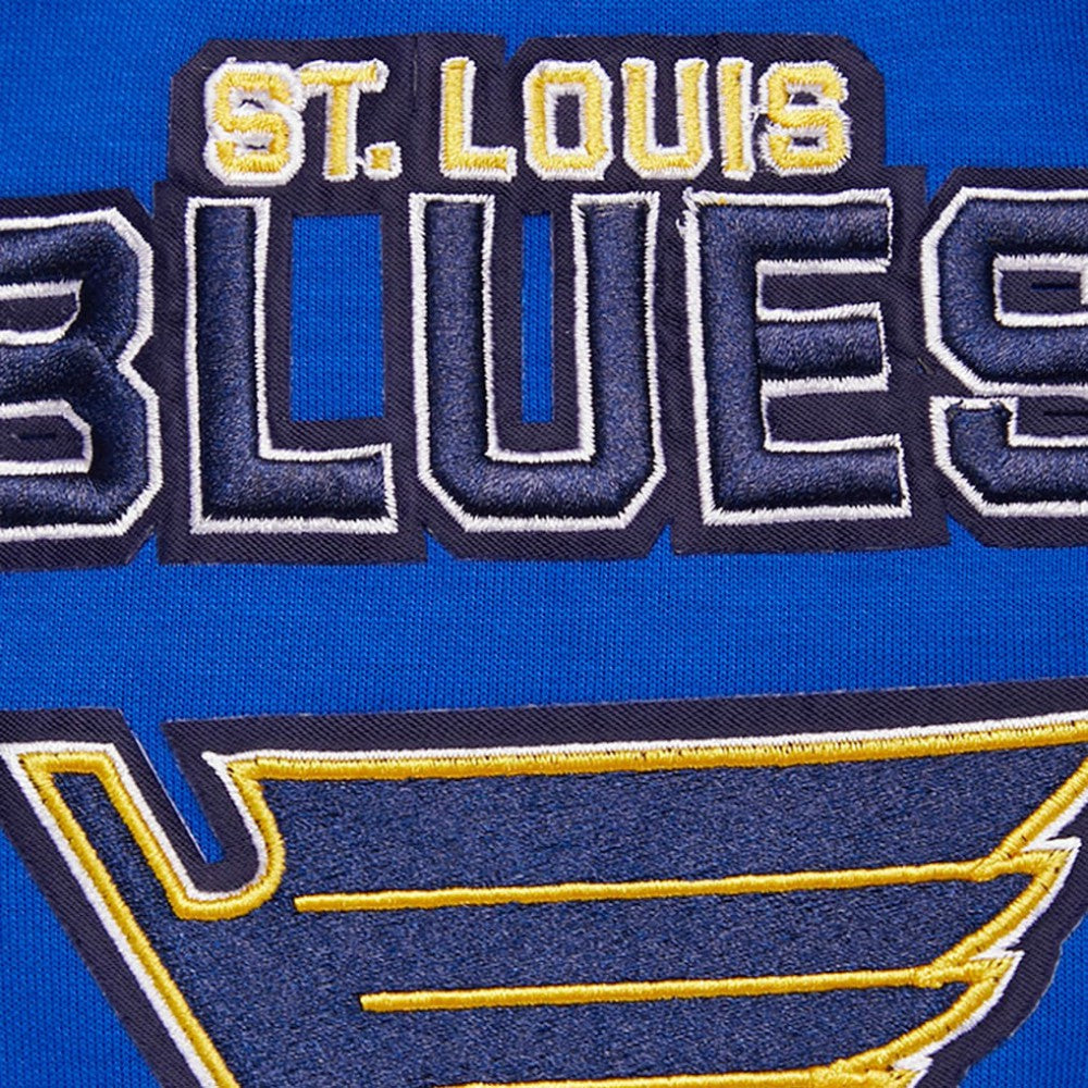 St. Louis Blues - Pro Standard Classic Chenille Full-Zip Hoodie Jacket Blue