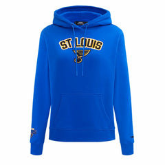 St. Louis Blues - Pro Standard Women's Classic Chenille Pullover Hoodie Blue