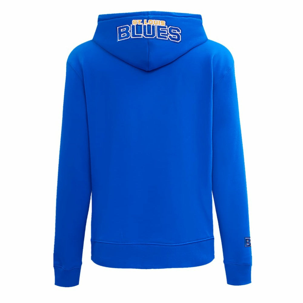 St. Louis Blues - Pro Standard Women's Classic Chenille Pullover Hoodie Blue
