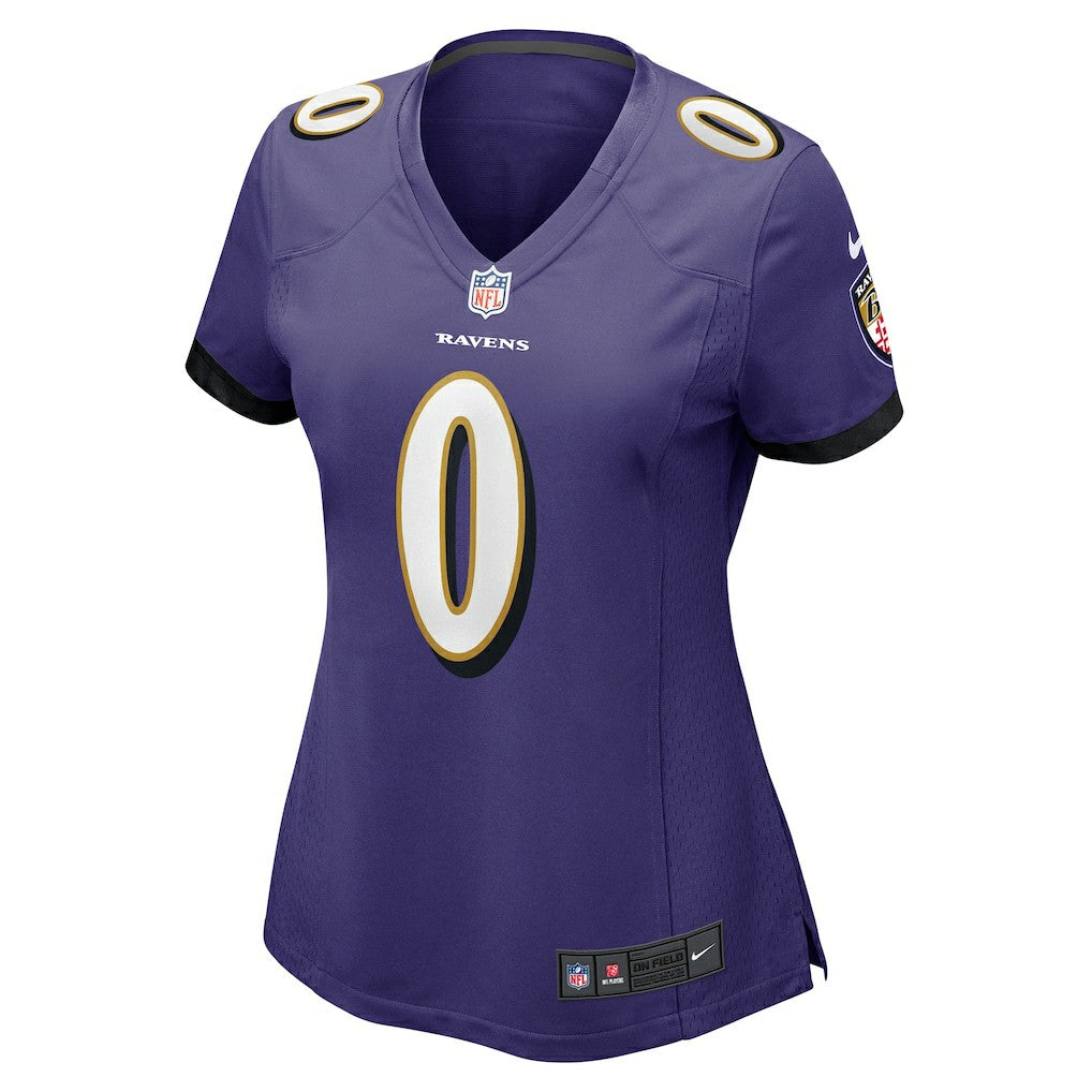 Roquan Smith Baltimore Ravens Women's Team Game Jersey Purple - Nike