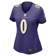 Roquan Smith Baltimore Ravens Women's Team Game Jersey Purple - Nike