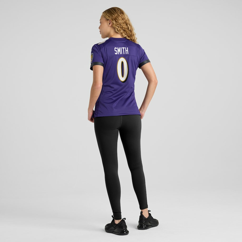 Roquan Smith Baltimore Ravens Women's Team Game Jersey Purple - Nike