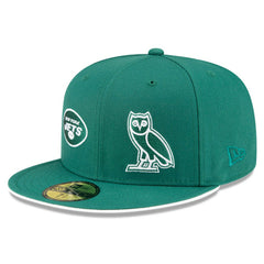New York Jets New Era OVO x NFL 59FIFTY Fitted Hat Green - NFL