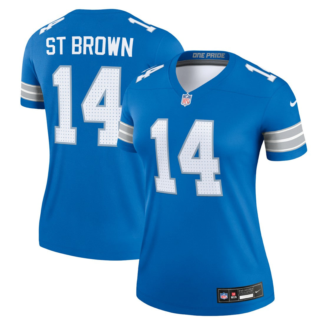 Amon-Ra St. Brown Detroit Lions Women's Legend Player Performance Top Blue - Nike