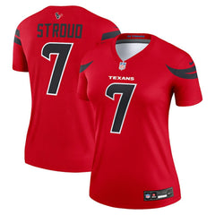 C.J. Stroud Houston Texans Women's Alternate Legend Player Performance Top Red - Nike
