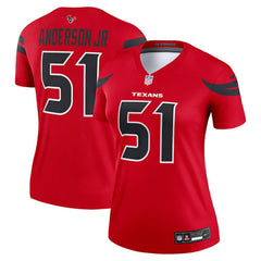 Will Anderson Jr. Houston Texans Women's Alternate Legend Player Performance Top Red - Nike
