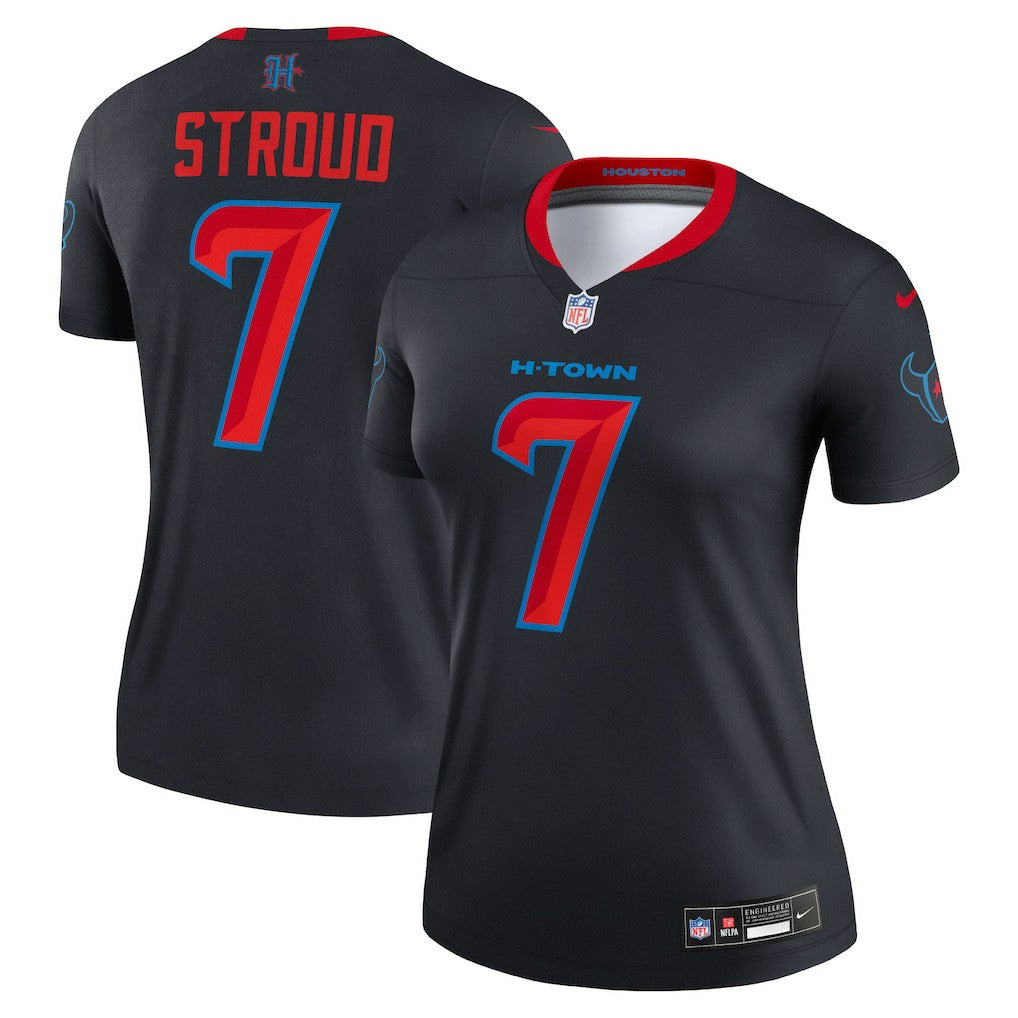 C.J. Stroud Houston Texans Women's Alternate Legend Player Performance Top Navy - Nike