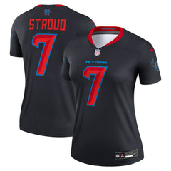 C.J. Stroud Houston Texans Women's Alternate Legend Player Performance Top Navy - Nike
