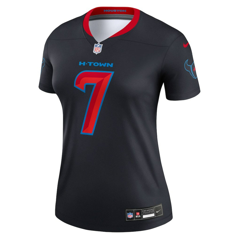 C.J. Stroud Houston Texans Women's Alternate Legend Player Performance Top Navy - Nike