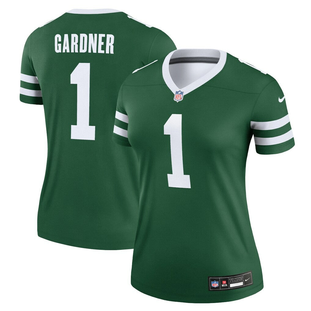 Ahmad Sauce Gardner New York Jets Women's Legend Player Performance Top Legacy Green - Nike