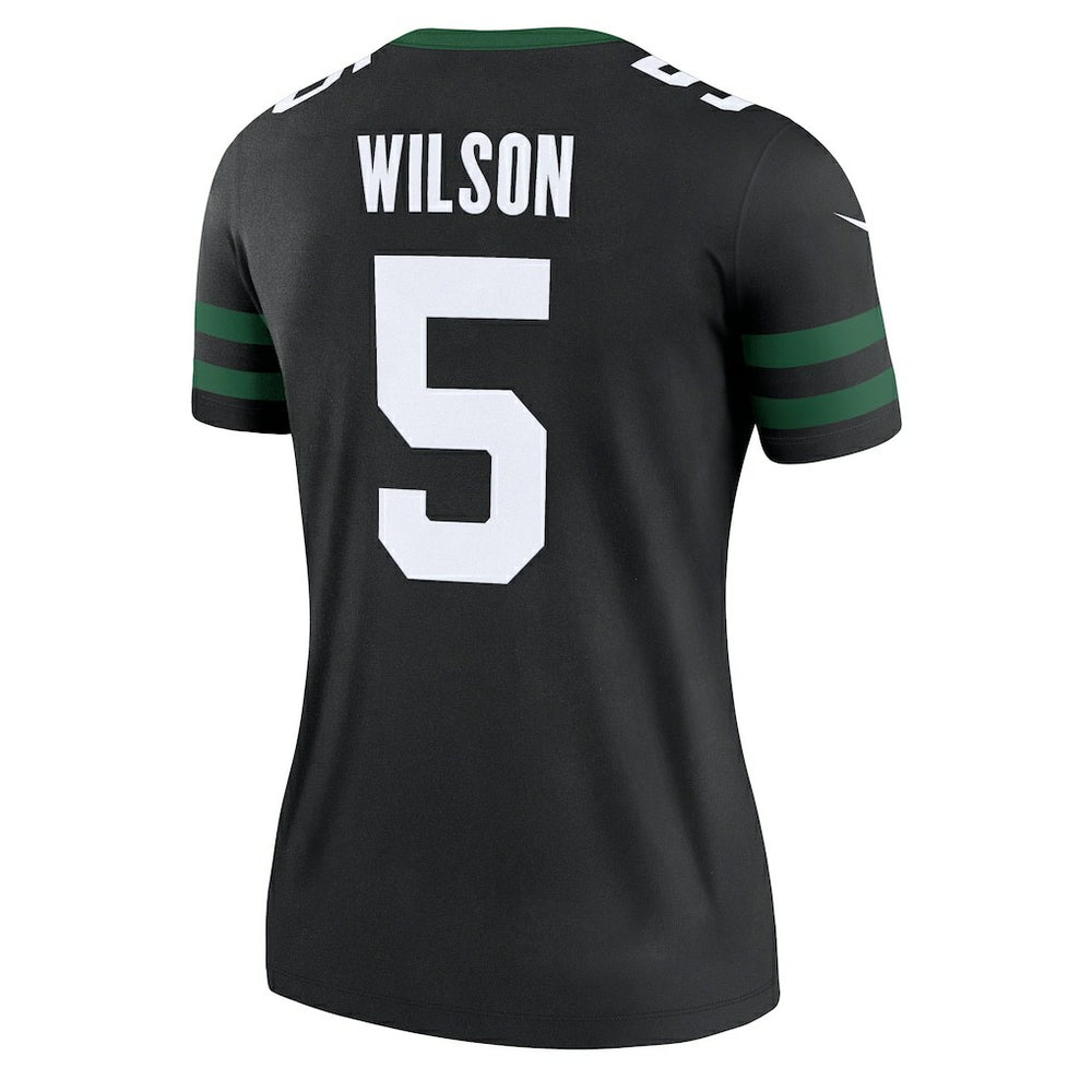 Garrett Wilson New York Jets Women's Alternate Legend Player Performance Top Legacy Black - Nike