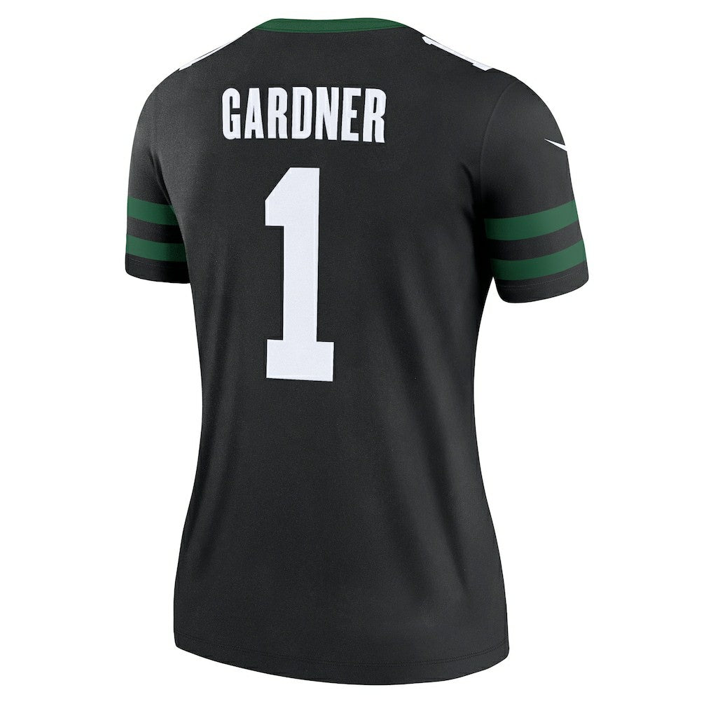 Ahmad Sauce Gardner New York Jets Women's Alternate Legend Player Performance Top Legacy Black - Nike