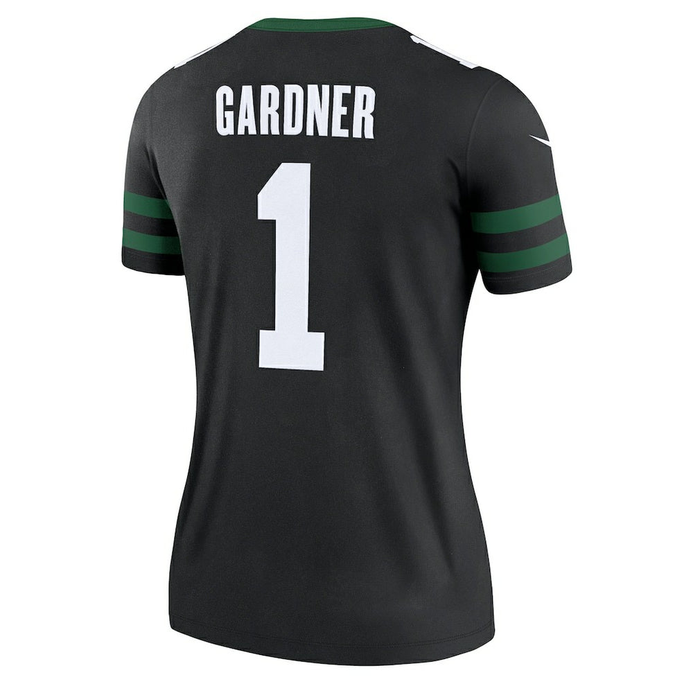 Ahmad Sauce Gardner New York Jets Women's Alternate Legend Player Performance Top Legacy Black - Nike