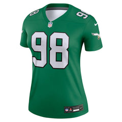 Jalen Carter Philadelphia Eagles Women's Alternate Legend Player Performance Top Kelly Green - Nike