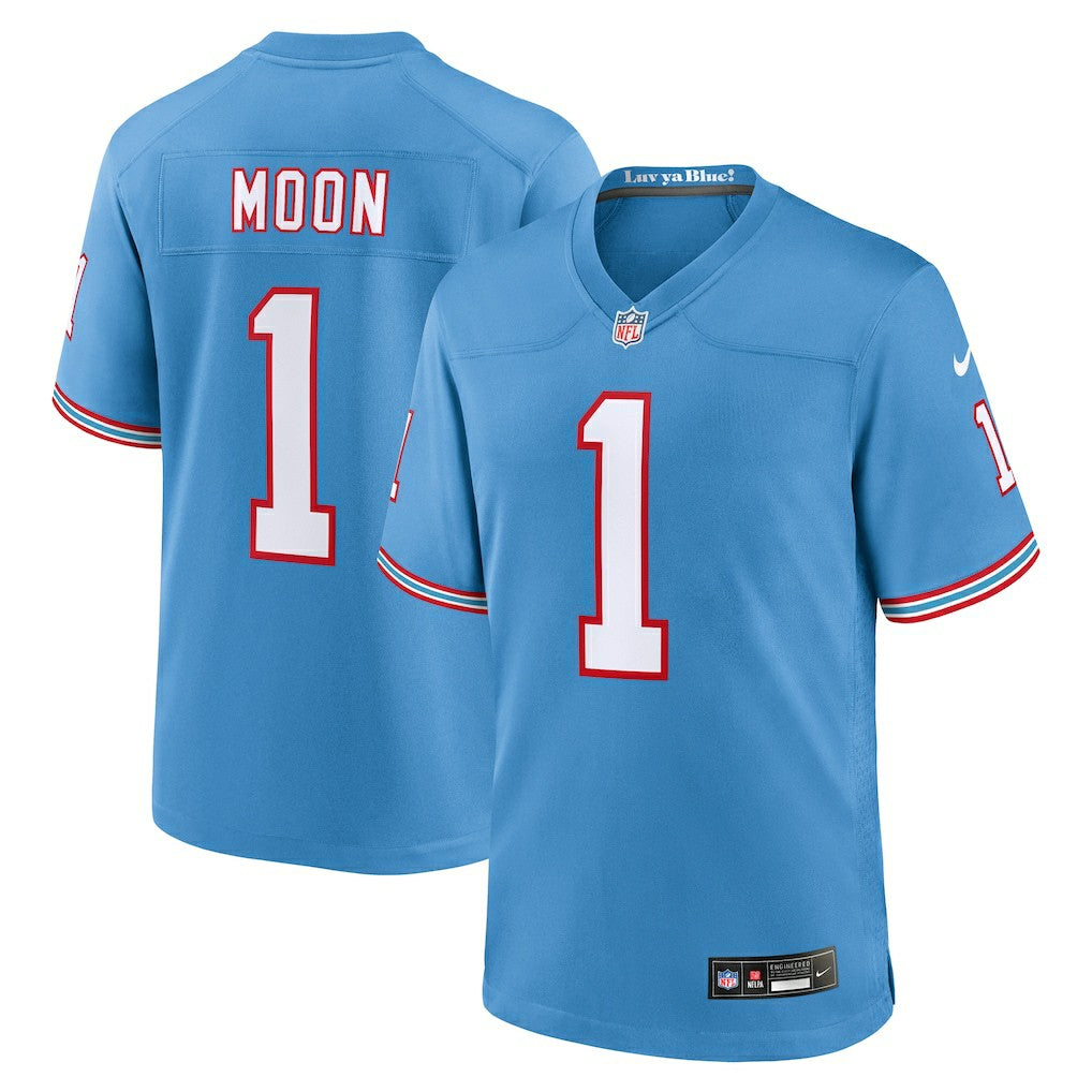 Warren Moon Tennessee Titans Retired Player Alternate Game Jersey Light Blue - Nike