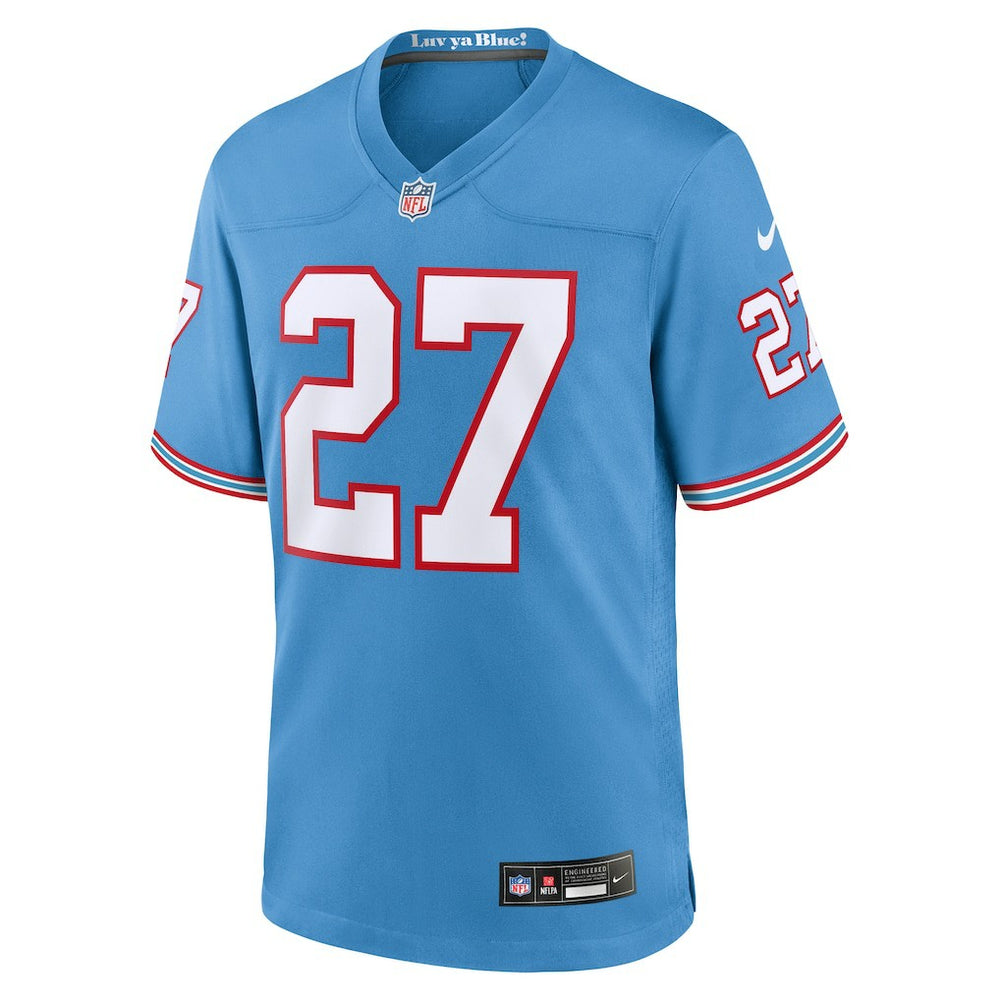 Eddie George Tennessee Titans Retired Player Alternate Game Jersey Light Blue - Nike
