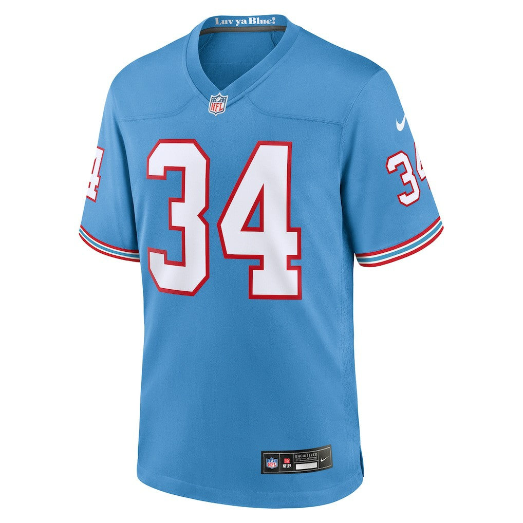 Earl Campbell Tennessee Titans Retired Player Alternate Game Jersey Light Blue - Nike