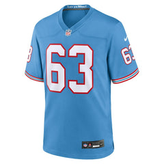Mike Munchak Tennessee Titans Retired Player Alternate Game Jersey Light Blue - Nike
