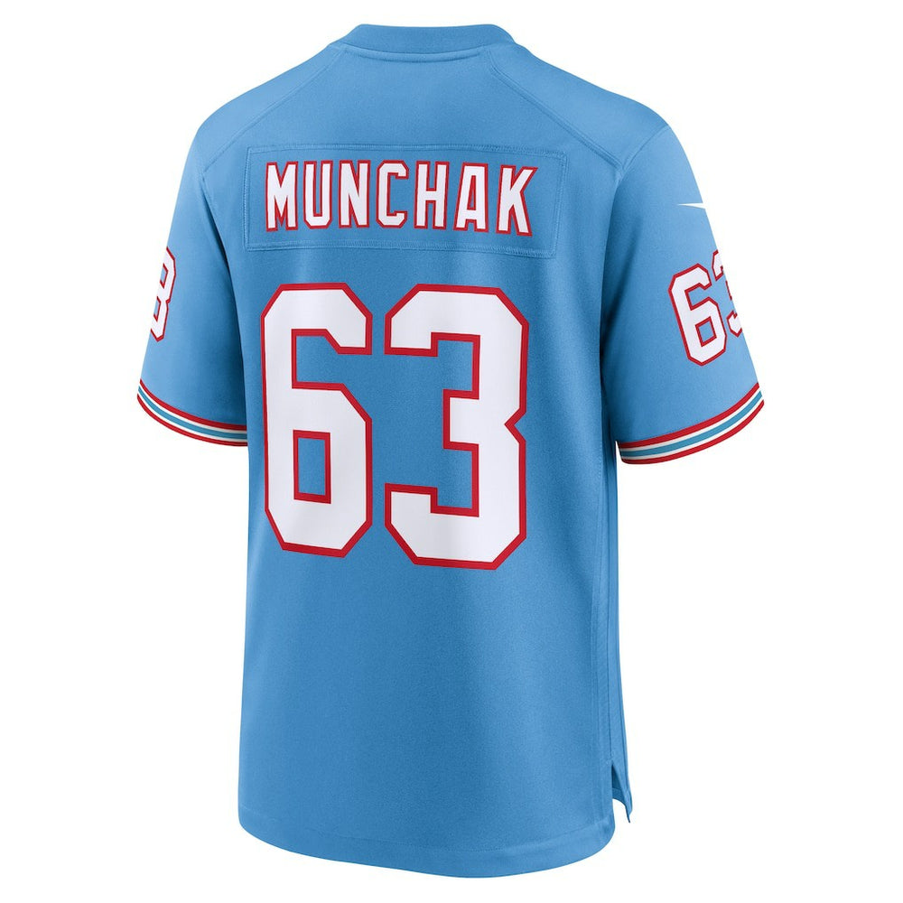 Mike Munchak Tennessee Titans Retired Player Alternate Game Jersey Light Blue - Nike
