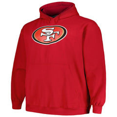 Christian McCaffrey San Francisco 49ers Big & Tall Fleece Name & Number Pullover Hoodie Scarlet - Fanatics