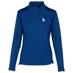Los Angeles Dodgers Levelwear Women's Daybreak Insignia 2.0 Quarter-Zip Pullover Top On Sale