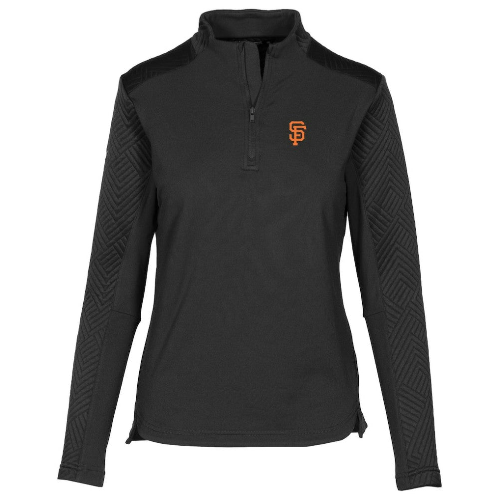 San Francisco Giants Levelwear Women's Daybreak Insignia 2.0 Quarter-Zip Pullover Top Sale