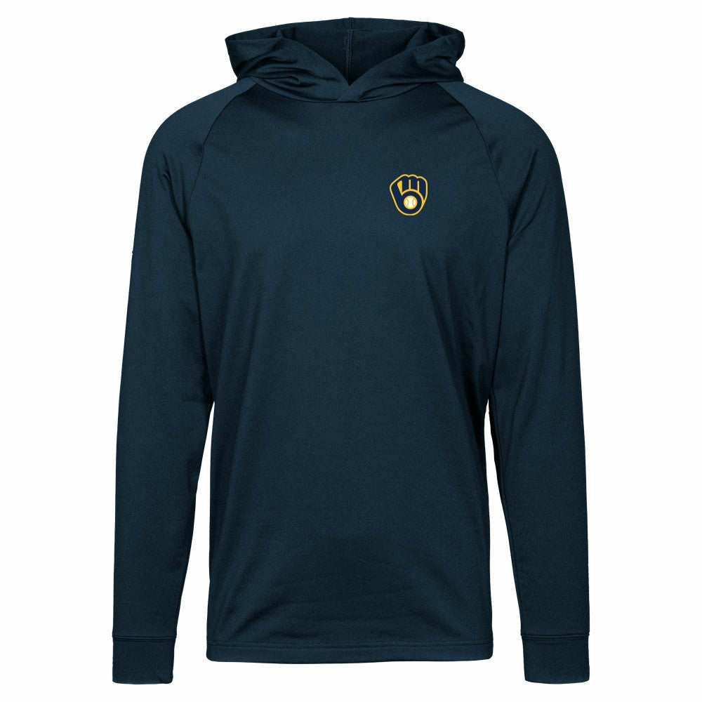 Milwaukee Brewers Levelwear Dimension Insignia 2.0 Pullover Hoodie On Sale