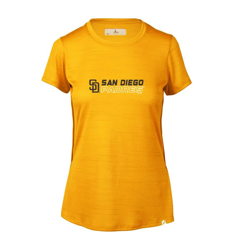 San Diego Padres Levelwear Women's Lux Chase T-Shirt for sale