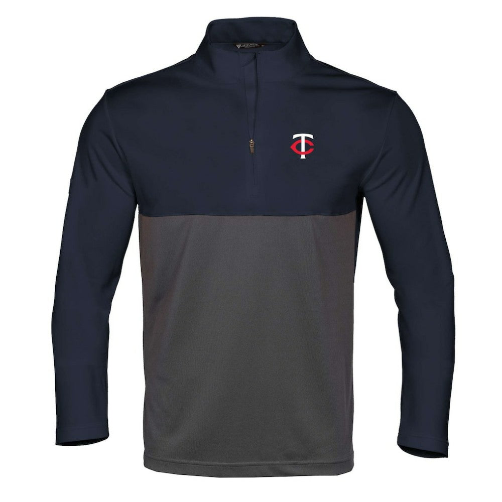 Minnesota Twins Levelwear Pursue Insignia Core Quarter-Zip Pullover Top Near Me