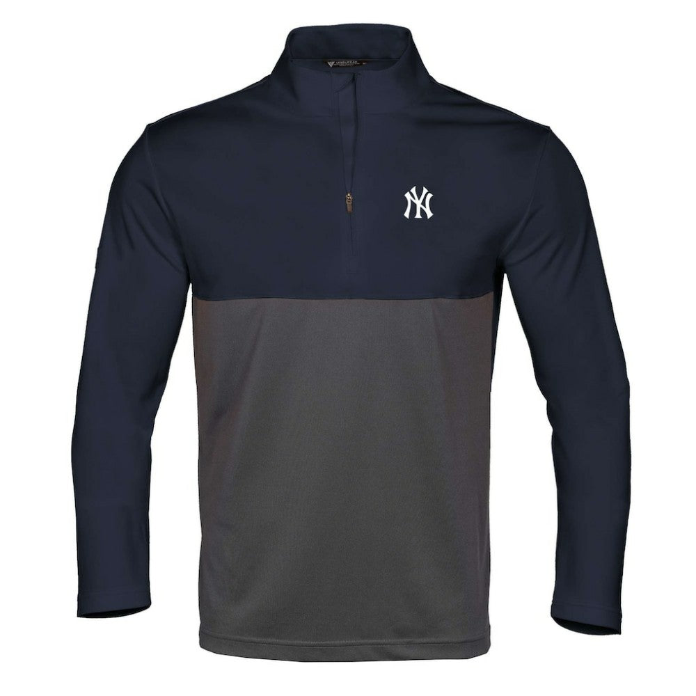 New York Yankees Levelwear Pursue Insignia 2.0 Quarter-Zip Pullover Top Lifestyle