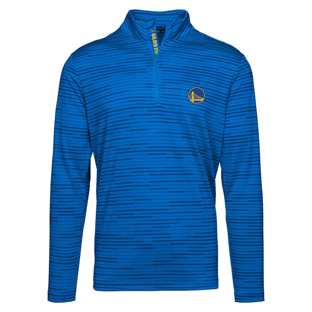 NBA - Golden State Warriors Levelwear Gear Insignia Core Quarter-Zip Pullover Top - Royal