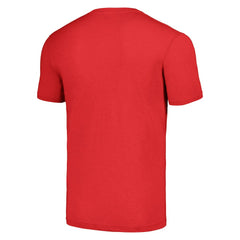 Travis Kelce Kansas City Chiefs Homage Unisex NFL Blitz Player Tri-Blend T-Shirt Heathered Red - NFL