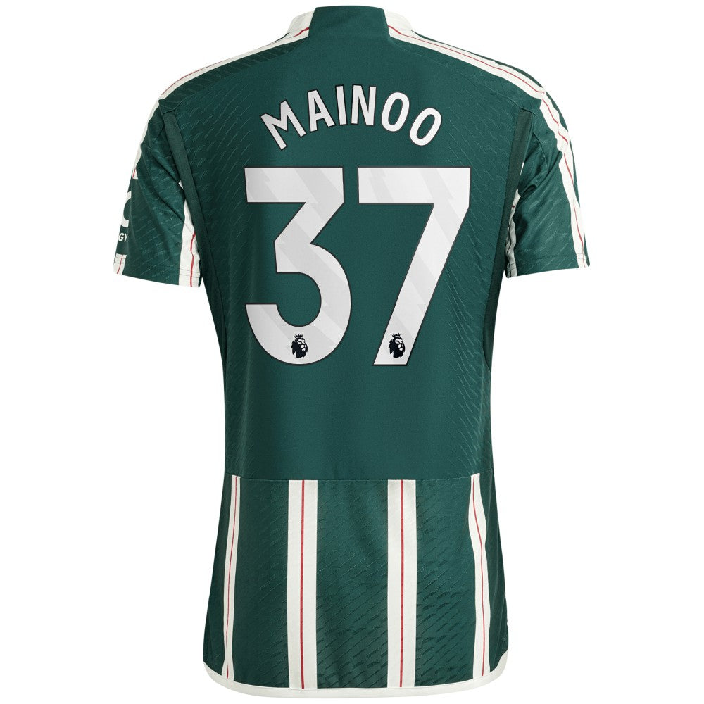 Adidas Kobbie Mainoo Manchester United 2023/24 Away Player Jerseys - Green
