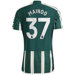 Adidas Kobbie Mainoo Manchester United 2023/24 Away Player Jerseys - Green